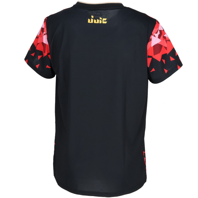 ジュウイック アストラS（男女兼用） 卓球ゲームシャツ（ブラック）