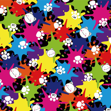 ヤサカ にゃんこカラーシート スプラッシュ 卓球メンテナンス用品