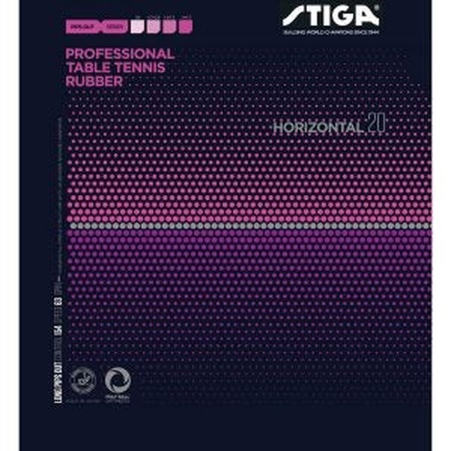 STIGA ホリゾンタル20 卓球ラバー（3）